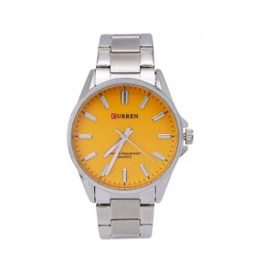 UNISEX ΡΟΛΟΙ ΧΕΙΡΟΣ ΜΕ ΜΠΡΑΣΕΛΕ ΣΕ ΑΣΗΜΙ ΧΡΩΜΑ CURREN (R1870)